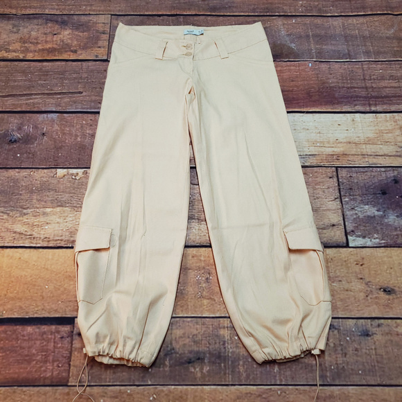 Women's Josef Hemme Capri Pants Sz M | Peach - Picture 3 of 6